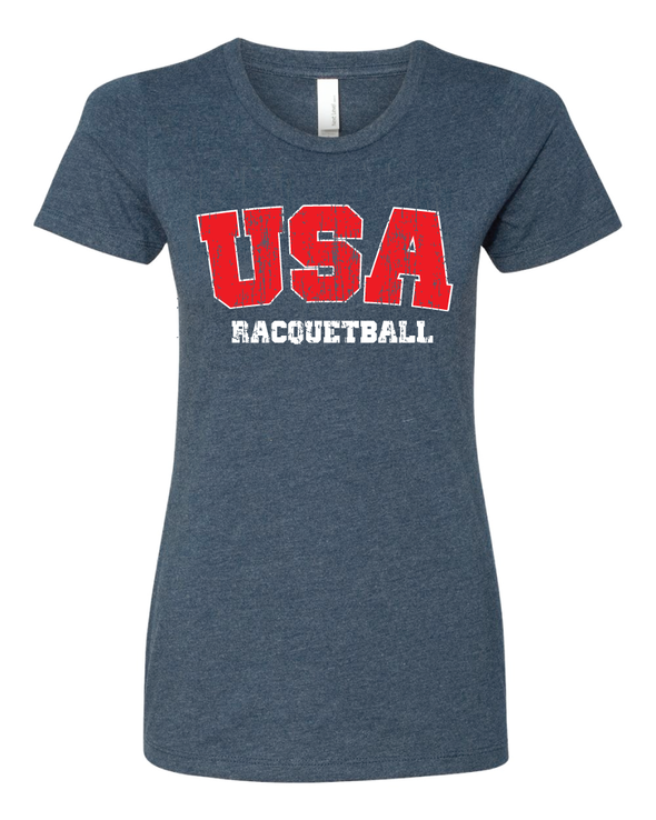USA Racquetball Athlete Ladies T-Shirt