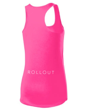 Load image into Gallery viewer, Rollout RB Signature Performance Racerback Tank
