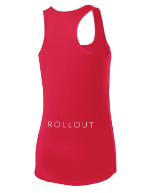 Load image into Gallery viewer, Rollout RB Signature Performance Racerback Tank
