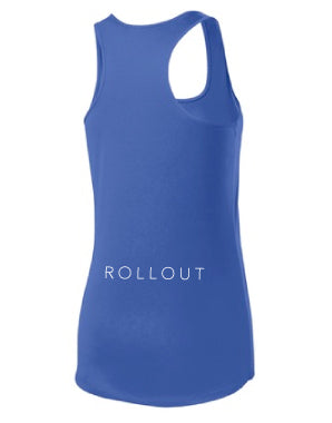 Load image into Gallery viewer, Rollout RB Signature Performance Racerback Tank
